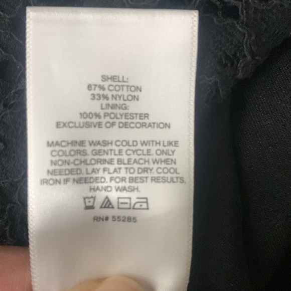 Express Black Lace Puff Sleeve Side Cutout Sheath Dress- NWT - Picture 16 of 16